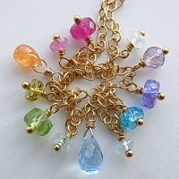 13month birthstone amulet☆(ブルーアパタイト)（SOLD OUT）