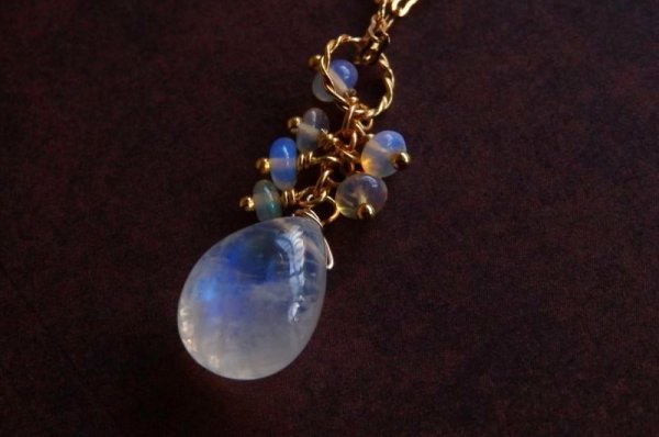画像9: ムーンストーン＆エチオピアオパール＊ネックレス（SOLD OUT）