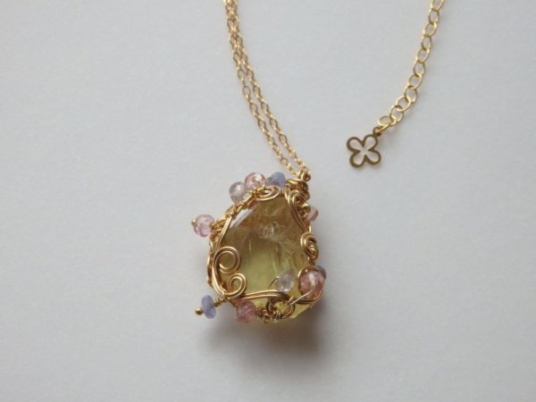 画像18: イエローアパタイト原石＊ネックレス（SOLD OUT）