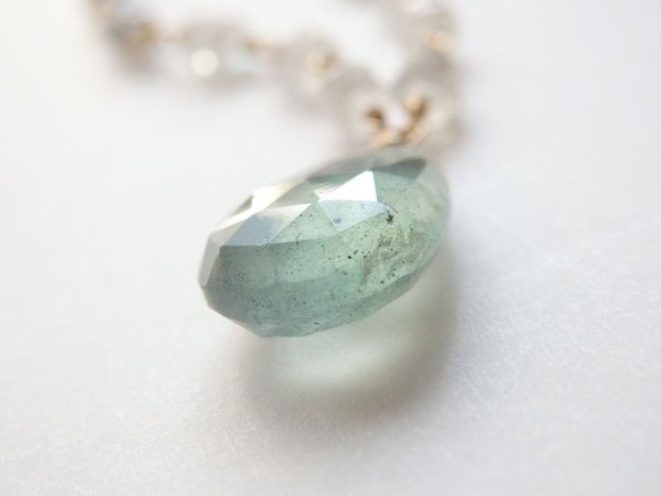 画像11: モスアクアマリン＆ムーンストーン*ラブラドライトネックレス(SOLD OUT)