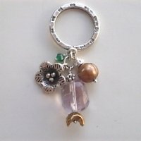 フローライト＆淡水パールの2way