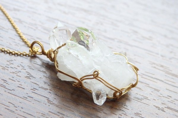 画像9: ブラジル産クォーツミニクラスター*ペンダント（sold）