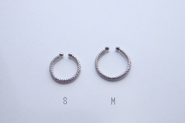画像2: kumihimo ear cuff/ring(くみひもイヤーカフ/リング)