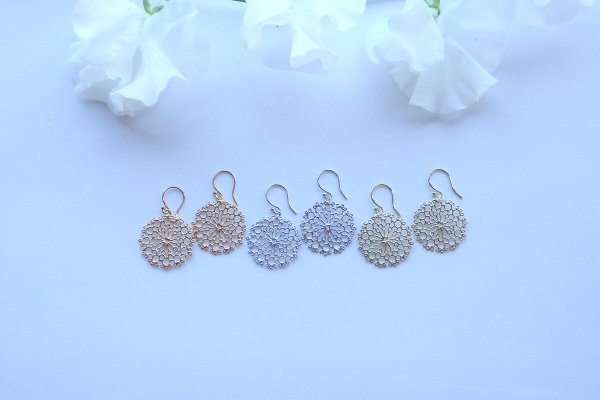 画像8: ✦クラシカルモチーフ✦ピアス/イヤリング【K18イエローゴールド】classical motif pierce/earring