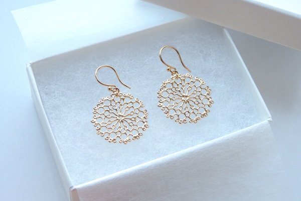 画像14: ✦クラシカルモチーフ✦ピアス/イヤリング【K18イエローゴールド】classical motif pierce/earring