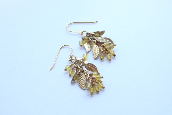 画像9: mimosa*ミモザ〜イエロージェード*ピアス