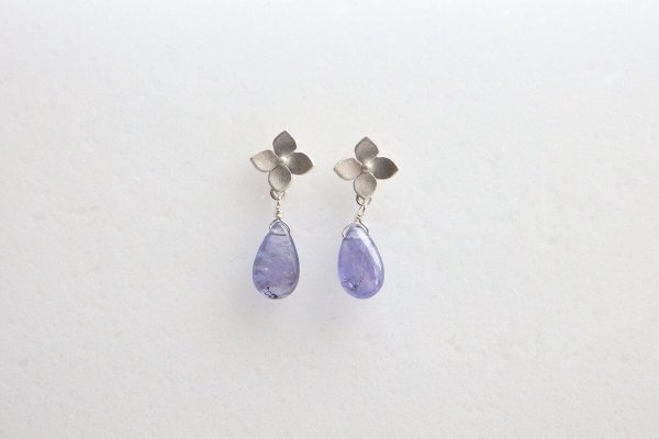画像5: あじさいのピアス/イヤリング✦i(un)とタンザナイトの雫