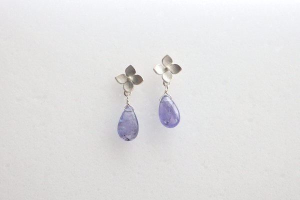 画像9: あじさいのピアス/イヤリング✦i(un)とタンザナイトの雫