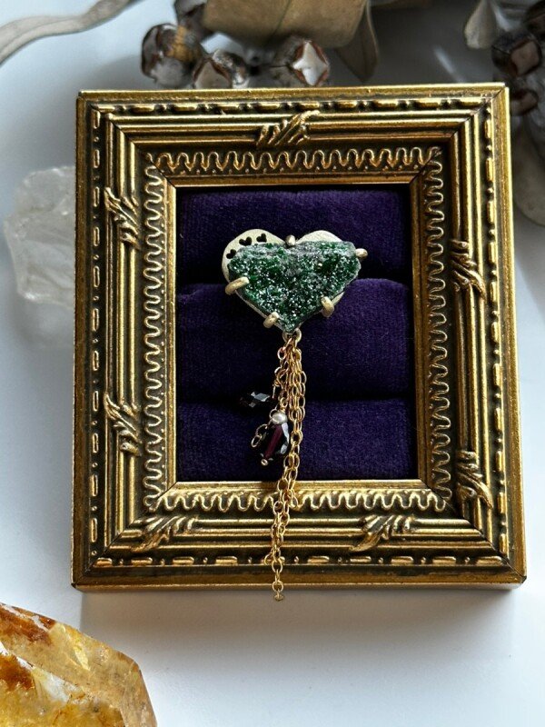 画像13: ウバロバイト＆ロードライトガーネット⋆ピンバッチ