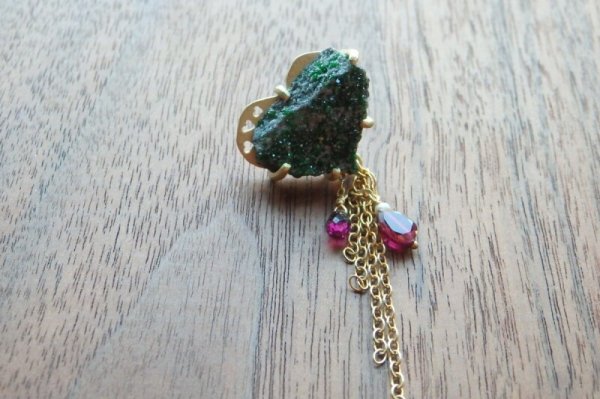 画像7: ウバロバイト＆ロードライトガーネット⋆ピンバッチ