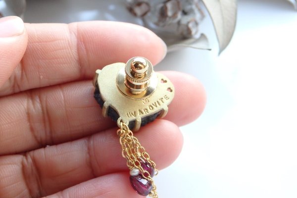 画像11: ウバロバイト＆ロードライトガーネット⋆ピンバッチ