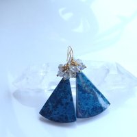 シャッタカイト＆ラブラドライト*ピアス