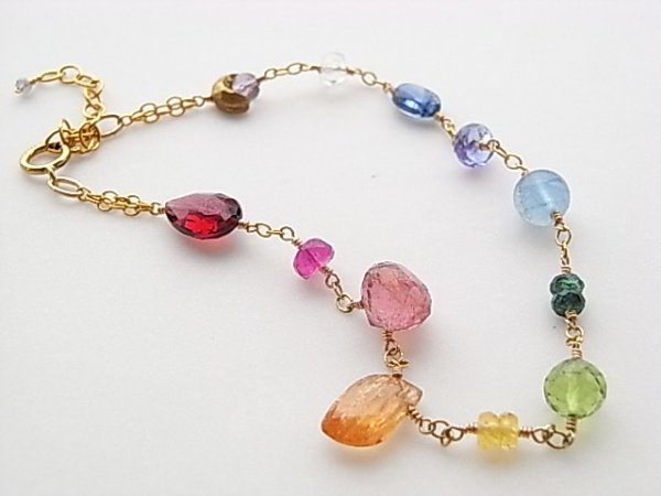 画像1: 13month birthstone *armlet*【crescent】 (1)