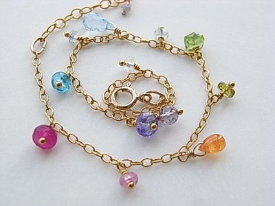 画像2: 13month birthstone amulet☆(ブルーアパタイト)（SOLD OUT）